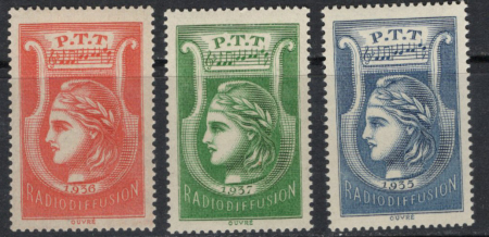 N°1 à 3, neufs **, TB