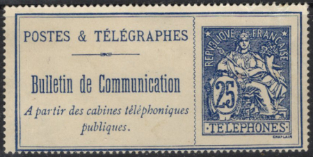 N°24 25c bleu, nsg, TB