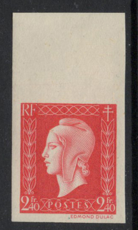 N°693a 2,40 Marianne de Dulac, bdf, neuf **, TB