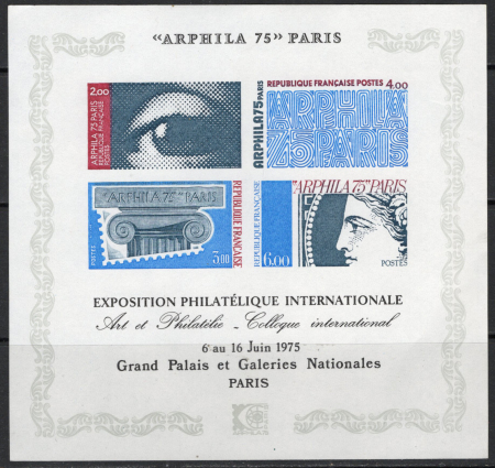 BLOC-FEUILLET N°7 Arphila 75, neuf **, TB