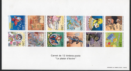 N°2848 Le plaisir d'écrire feuillet gommé collecti