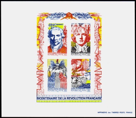 BLOC-FEUILLET N°12 Bicentenaire de la révolution, 