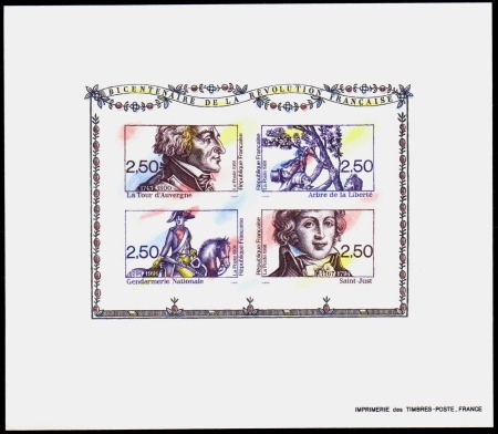 BLOC-FEUILLET N°13 Bicentenaire de la révolution, 