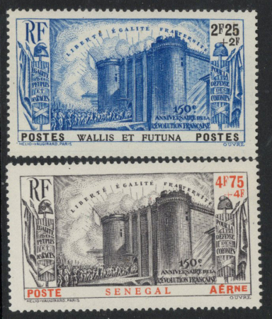 Révolution 1939 poste + PA  128 valeurs, neufs **,