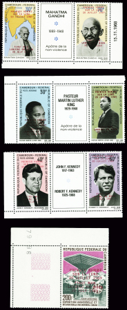 N°151 à 154C 1er homme sur la lune, les 7 valeurs+