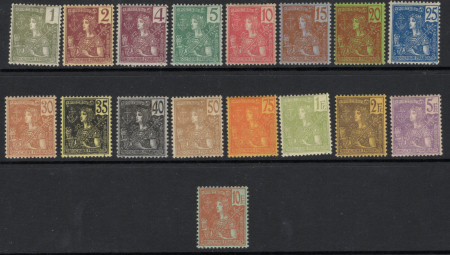 N°24 à 40, neufs *, TB