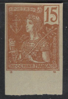 N°29a 15c non dentelé, bdf, neuf **, TB