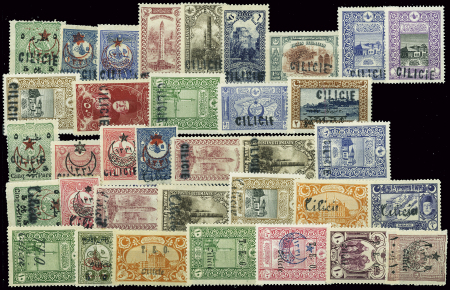 1919-1920, Collection de neufs sans charnière sur 2 pages