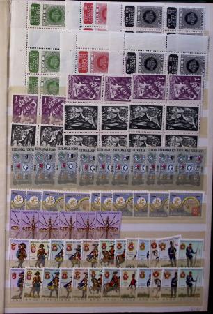 1950-2004, stock en un classeur, maximum 10 de chaque