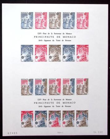 BLOC-FEUILLET N°22 : Europa 1982, ESSAIS de COULEUR