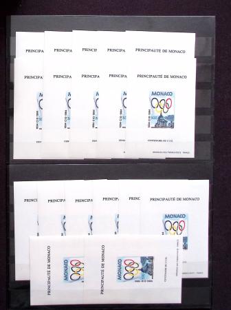 N°24a Centenaire du C.I.O, 48 ex. NON DENTELES, **,