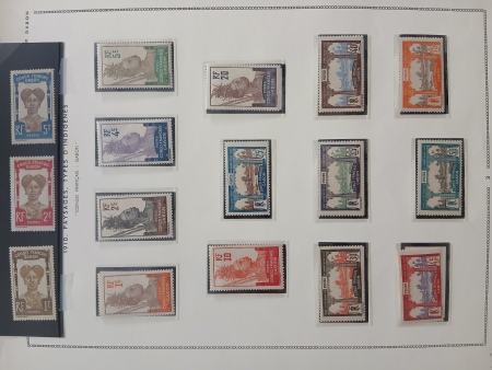 N°33 à 48 série courante de 1910, neuf *, TB