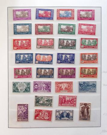 Collection 1881/1980 en album Lindner, Poste, PA, 