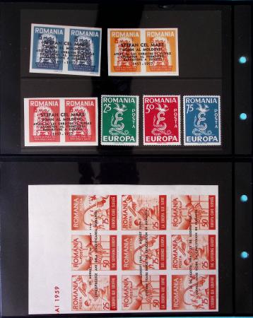 Roumanie, Emission de Propagande EUROPA 1957-59, d