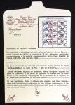 N°149A Espana 82, feuillet de 4 triptyques SANS LE