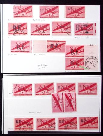 Poste Aérienne Militaire, 6c. rouge U.S. surchargé