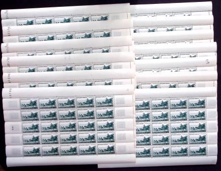 N°919 Journée du Timbre 1952, 350 ex. en 14 FEUILL