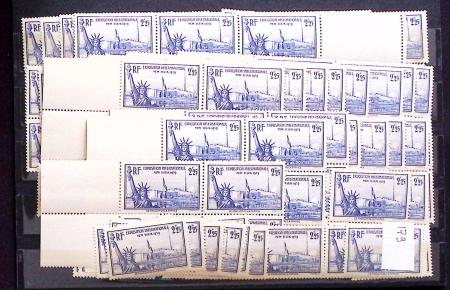 N°426 Expo de New York, 179 ex. en blocs de 4 CD o