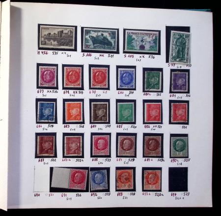 France, collection neufs */ neufs ** et obl. de 19