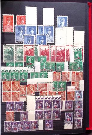 France, Collection par multiples entre n°296 et 64