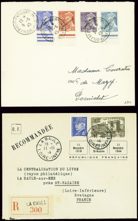 Lot de 8 Lettres ou documents différents de la Poc