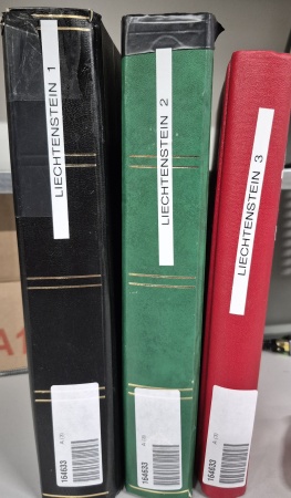 1912-2012, Collection du LIECHTENSTEIN en 3 classeurs,
