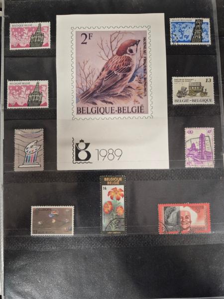 1989-2010, Collection de BELGIQUE en 3 classeurs, neuf,