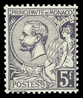 N°46 5 f violet, neuf **, TB