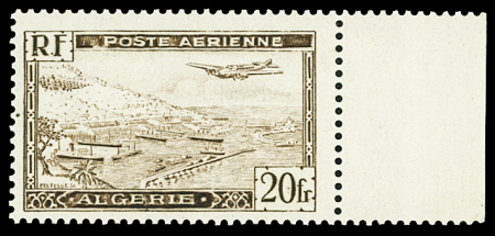 POSTE AERIENNE N°4A 20f brun, Type II, BdF, neuf **,