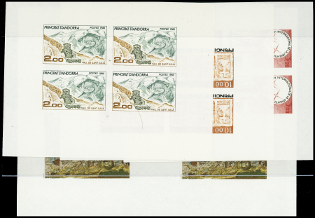 N° 337/338, 341 et 344 : Sujets divers de 1985, feuillets