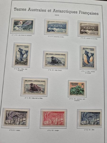 1948-2024, Superbe collection des TAAF en 3 albums,