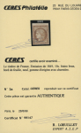 N°1a 10c. bistre-brun, petit BdF, neuf *, TTB. Signé