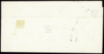 N°12 5c. vert, obl. grille (2 frappes) sur LAC, CaD