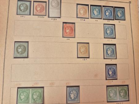 1793-1875, Solide collection ancienne de timbres classiques
