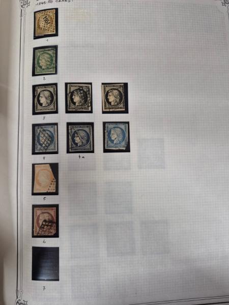 1849-1992, collection de FRANCE neuf et obl .en deux