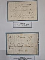 1756-1849 Ensemble de lettres préphilatéliques en 10