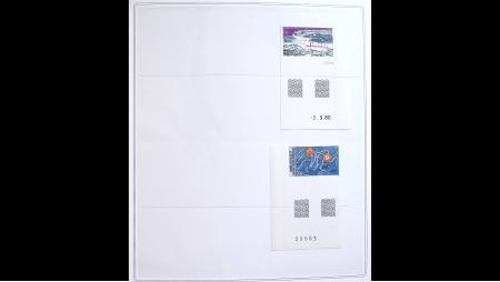 1956-2009env. Collection des TAAF NON-DENTELÉS ou/et