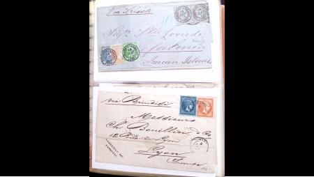 1830-1920ca Selection of 140 covers and cards in one