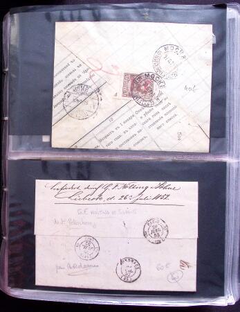 1852-1930ca Selection of 172 covers and cards in one