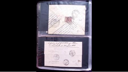 1852-1930ca Selection of 172 covers and cards in one