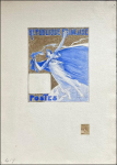 ca1903 (?) Marianne / Semeuse : 4 maquettes à l'aquarelle