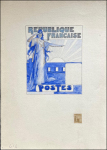 ca1903 (?) Marianne / Semeuse : 4 maquettes à l'aquarelle