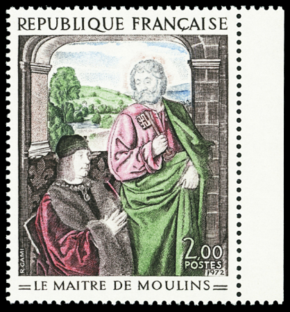 N°1732 2 f polychrome, belle variété couleur rose absente,