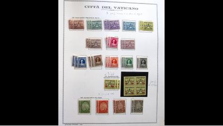 1929-58 Practically all never hinged collection of