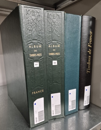 1849-1944 Collection de France en 3 albums avec des