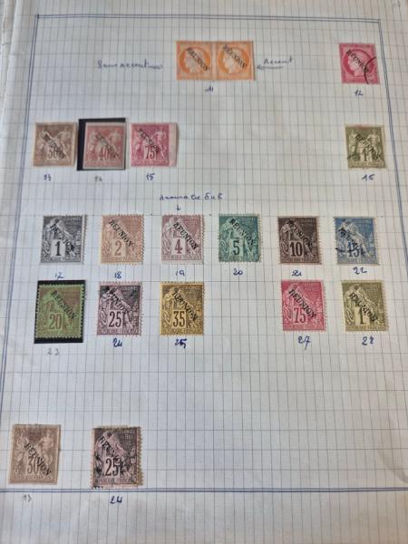 1885-1974, collection ancienne sur pages, neuf et obl.,