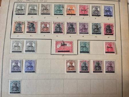 1920-1957, collection de SARRE sur pages quasiment