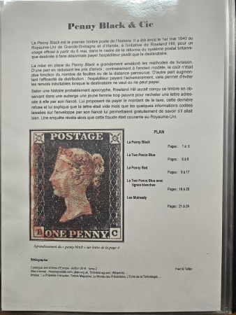1840-1851 Superbe présentation sur les premiers timbres