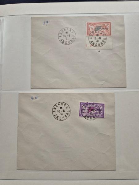1931-1966 Collection exceptionnelle d'Andorre, débutant