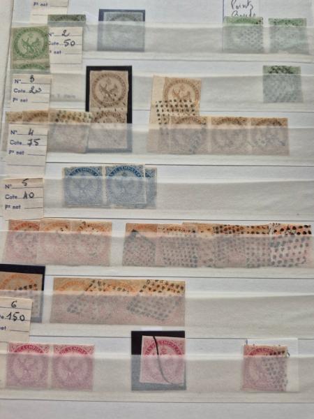 1859-1968, collection éclectique en petits classeurs,